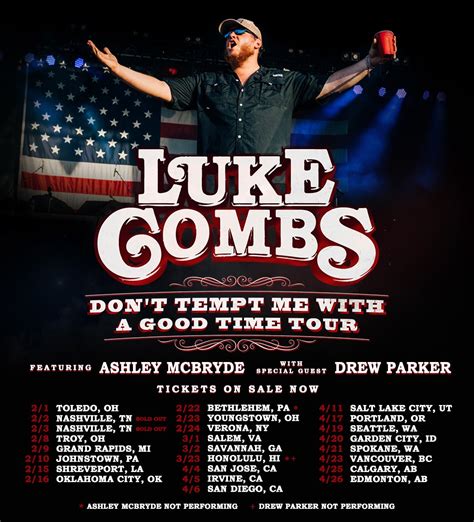 25pm - 2 hours 5 minutes. . Luke combs setlist tampa